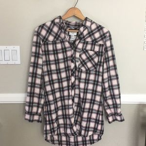 Forever 21 Plaid Button Down